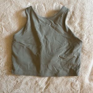 Athleta Crop Tank Top Sage Green Small
